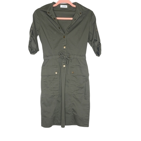 Calvin Klein Button Up Dress - Picture 1 of 6